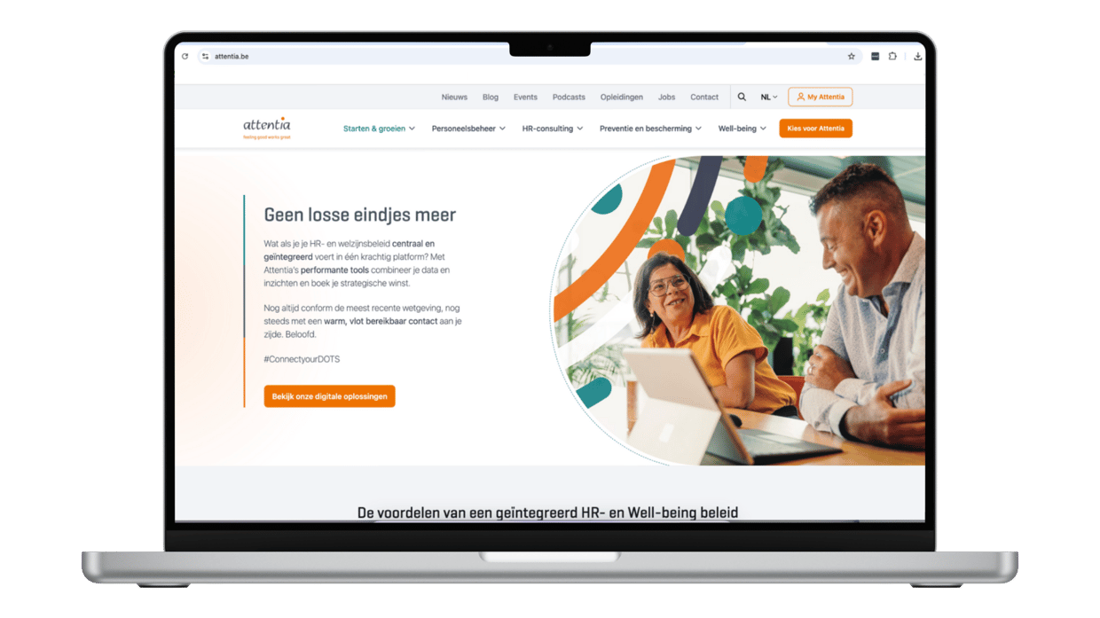 Attentia website Attentia website