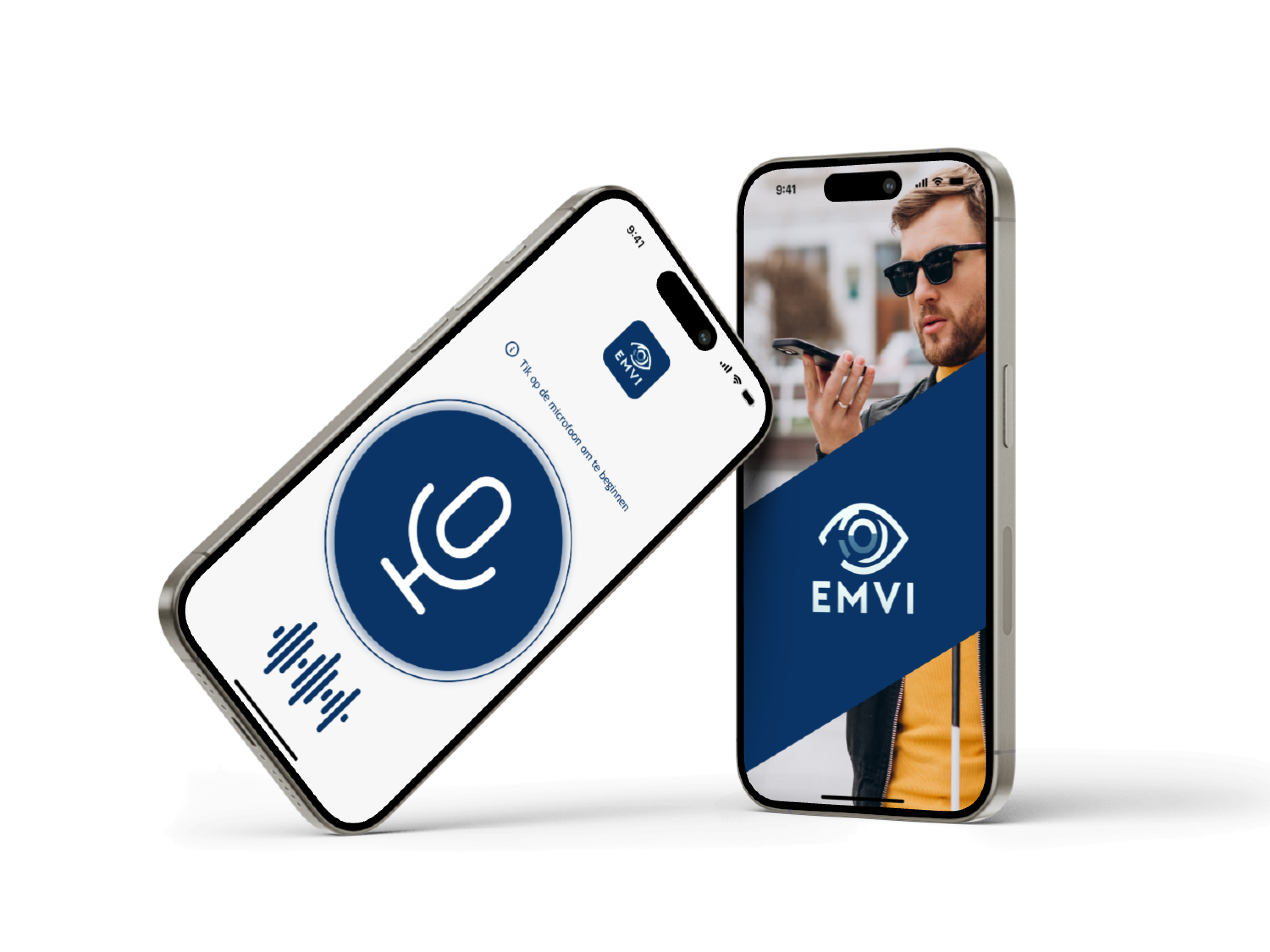 EMVI app mockup