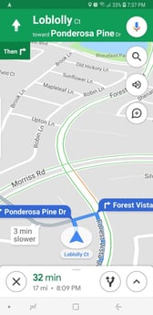 ACA explaining artifical intelligence with a google map