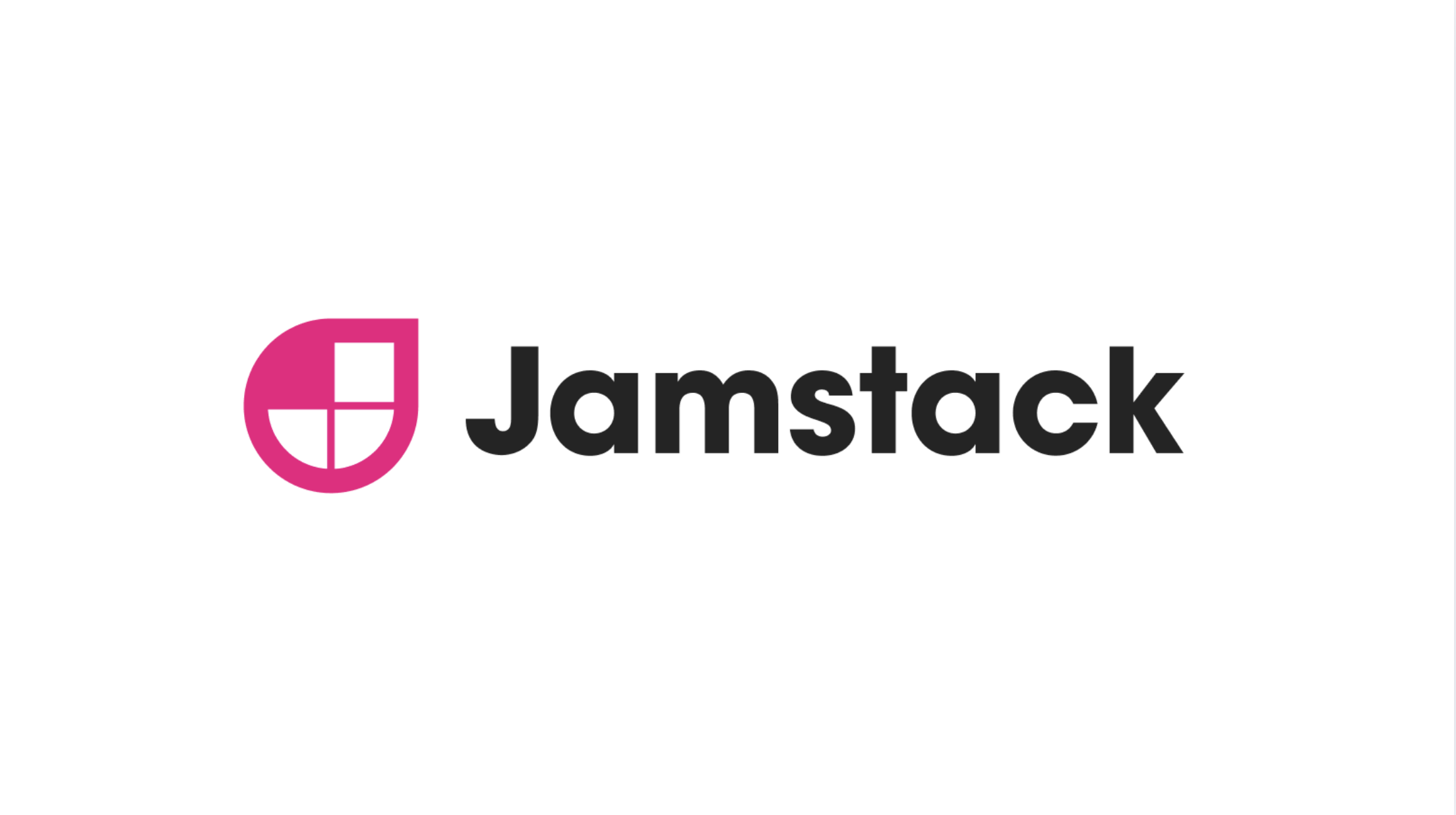 Jamstack logo witte achtergrond