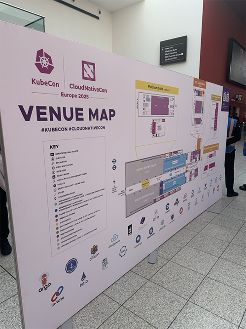 KubeCon 2025 venue map