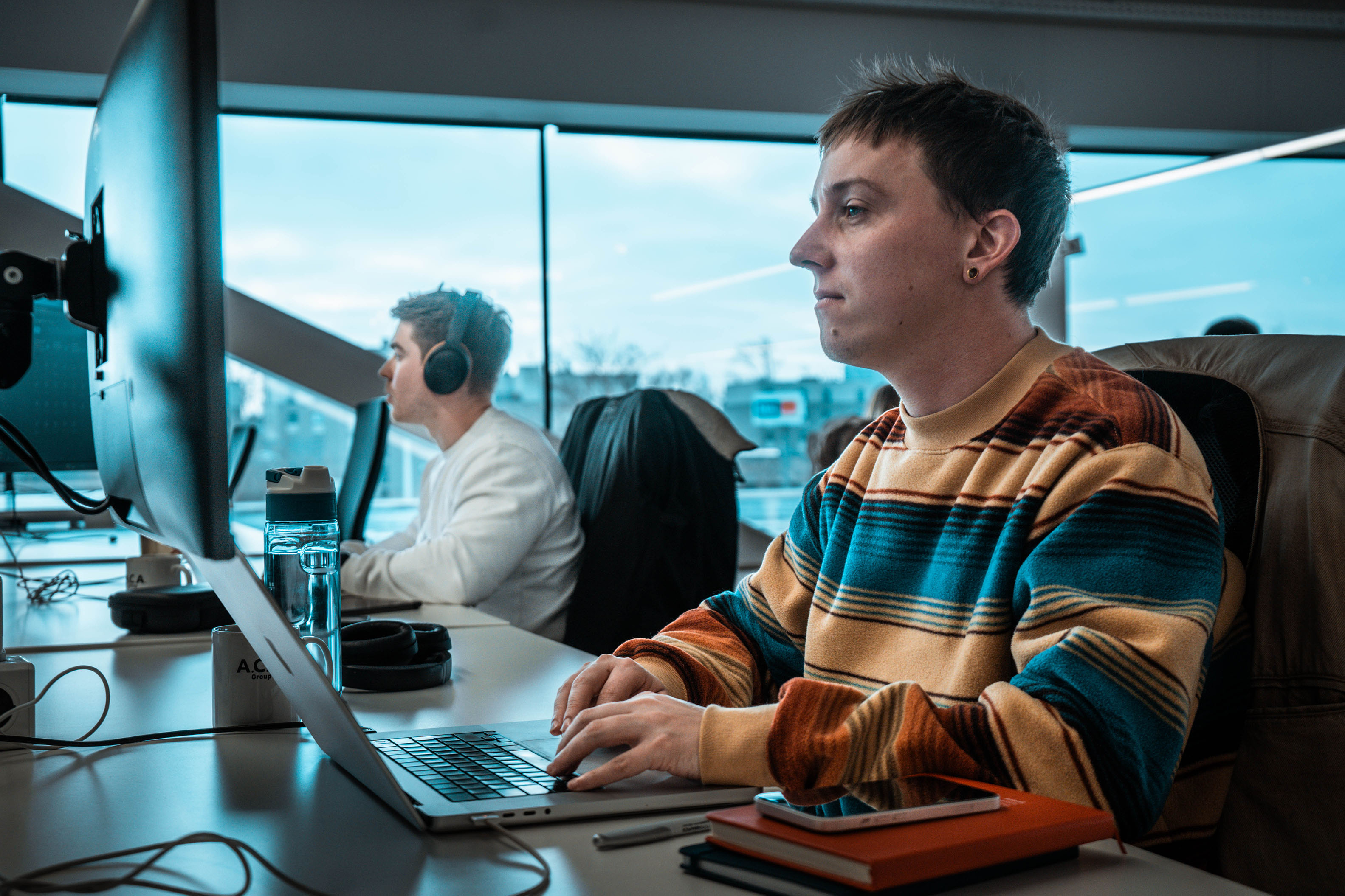 UX design team collaborating on digital product interface and user experience improvements
