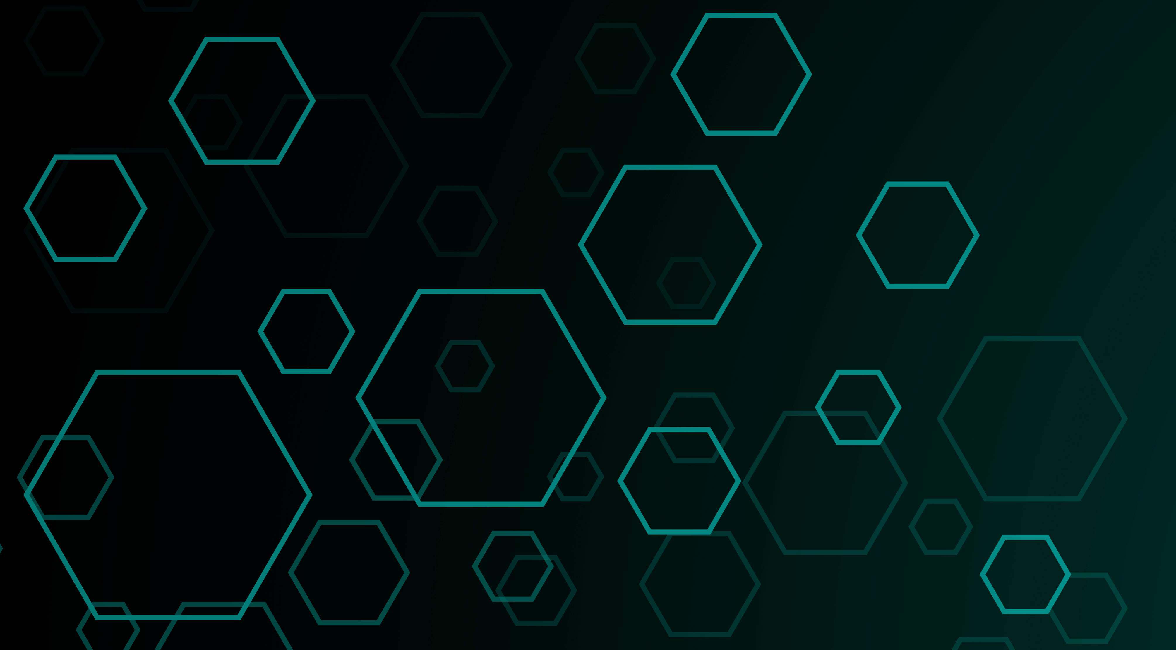 hexagon background - data mesh thema