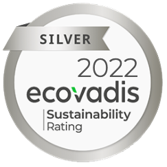 Zilver rating van ecovadis 2022