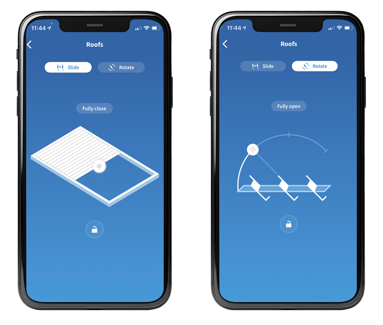 rensons remote app - mobiel voorbeeld app