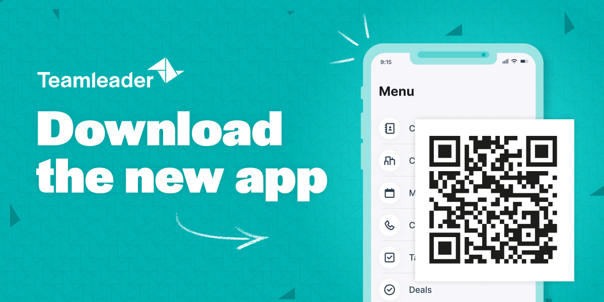teamleader - download qr code app