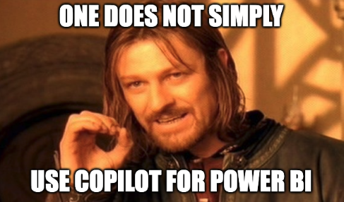 copilot for power bi meme