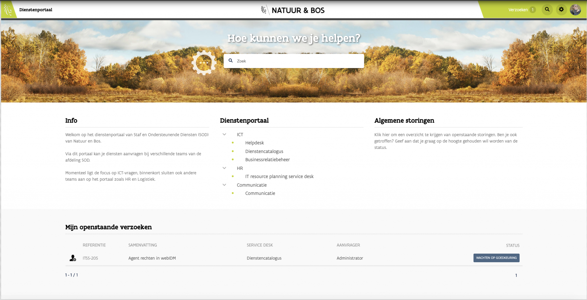 agentschap natuur en bos screenshot service desk-1